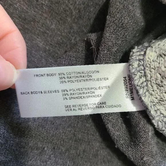 By Design Knit Long Sleeve Top - Cream/Gray - Picture 5 of 5